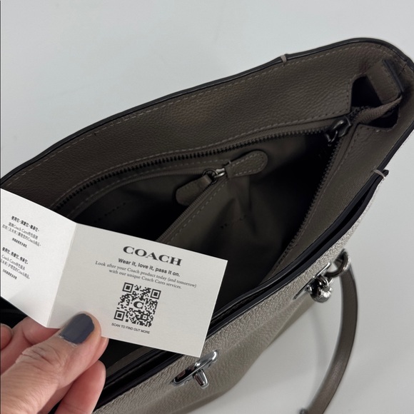 Coach Women’s Gray with a hint of Brown Leather Tote Bag
EUC - Picture 13 of 17